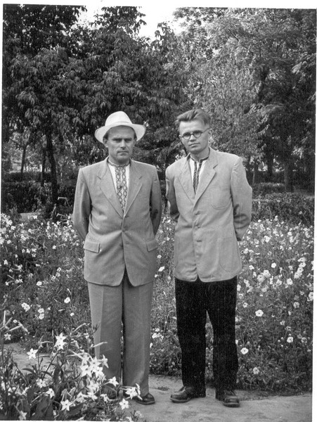 М.Братан із Л.Кулішем. 1961 р