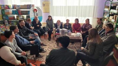 Зустріч представників громадської організації “PEN Ukraine” з представниками Чорнобаївської громади