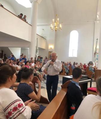 Віктор Гурба на мистецькому заході, 23.07.2024 р. Фото: вебсайт «Український погляд»