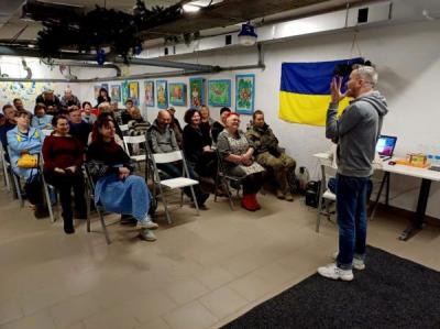 Херсонці на заході освітньо-тренінгового центру «Своє». Фото: вебсайт «Суспільне Херсон»