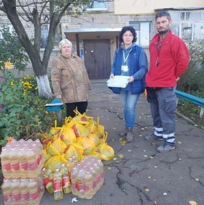 Допомога місцевим мешканцям, 6.11.2022 р. Фото: інформаційна платформа «Шерифи для нових громад»