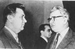 <p>Олесь Гончар з Леонідом Леоновим. Москва, 1984 р.</p>