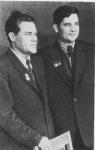 <p>Олесь Гончар і Платон Воронько. Київ, 1950-ті рр.</p>